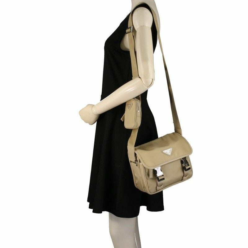 PRADA プラダ ショルダーバッグ メンズ ベージュ 2VD034 V WOP 2DMH F0F24 DESERTO