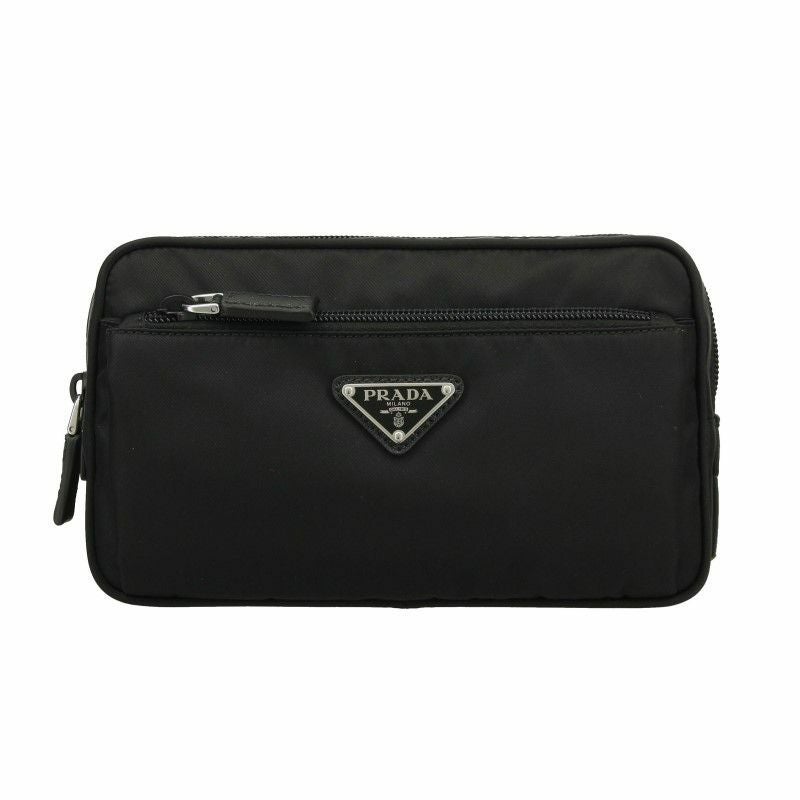 PRADAプラダ　ボディバッグ　ウエストポーチ　ブラック プラダ PRADA ボディバッグ・ウエストポーチ ReNylon+SAFFIANO ベルト