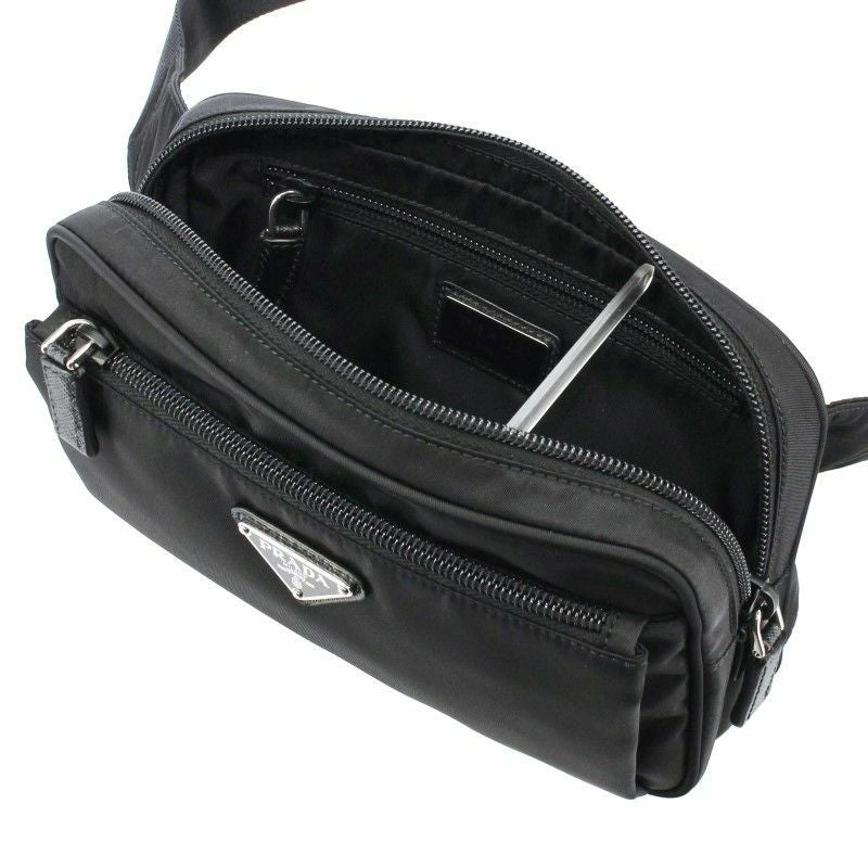 PRADA プラダ ボディバッグ メンズ ブラック 2VL977 V WOO 2DMG F0002