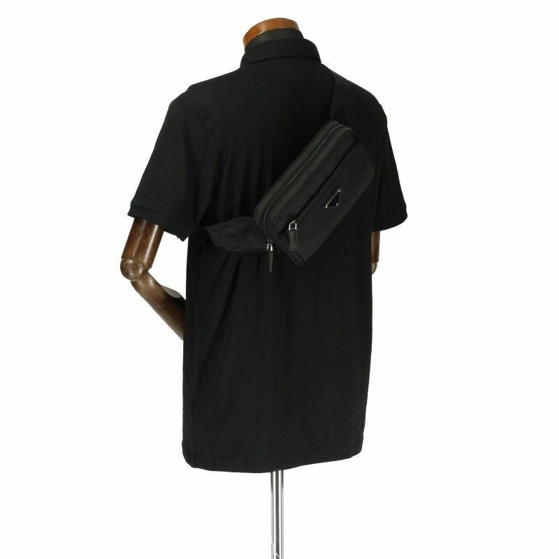 PRADA プラダ ボディバッグ メンズ ブラック 2VL977 V WOO 2DMG F0002