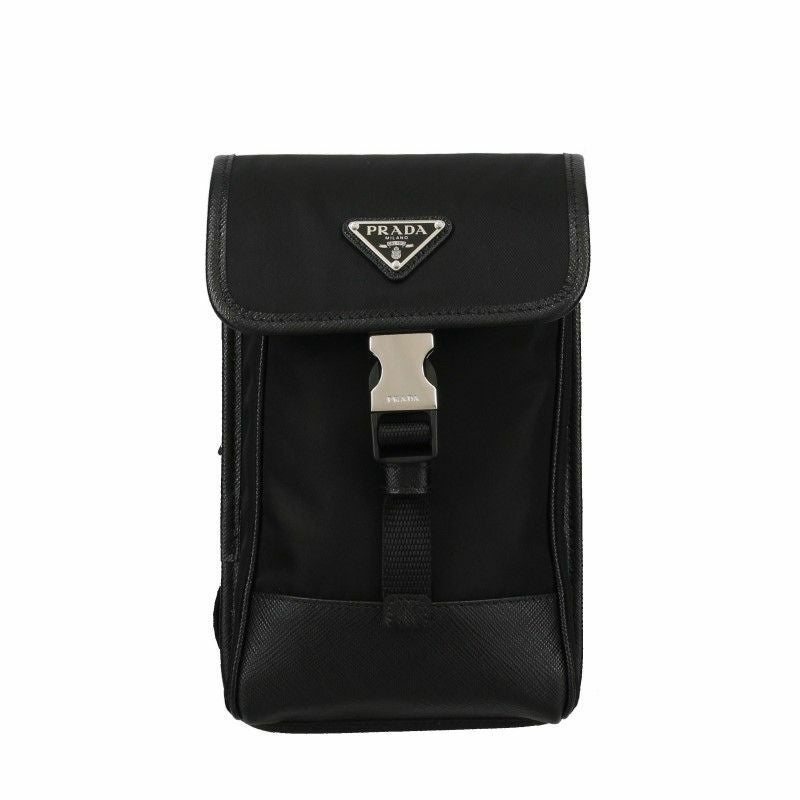 プラダ PRADA ショルダーバッグ スマートフォンケース ブラック 2ZH109 2DMH F0002 NERO