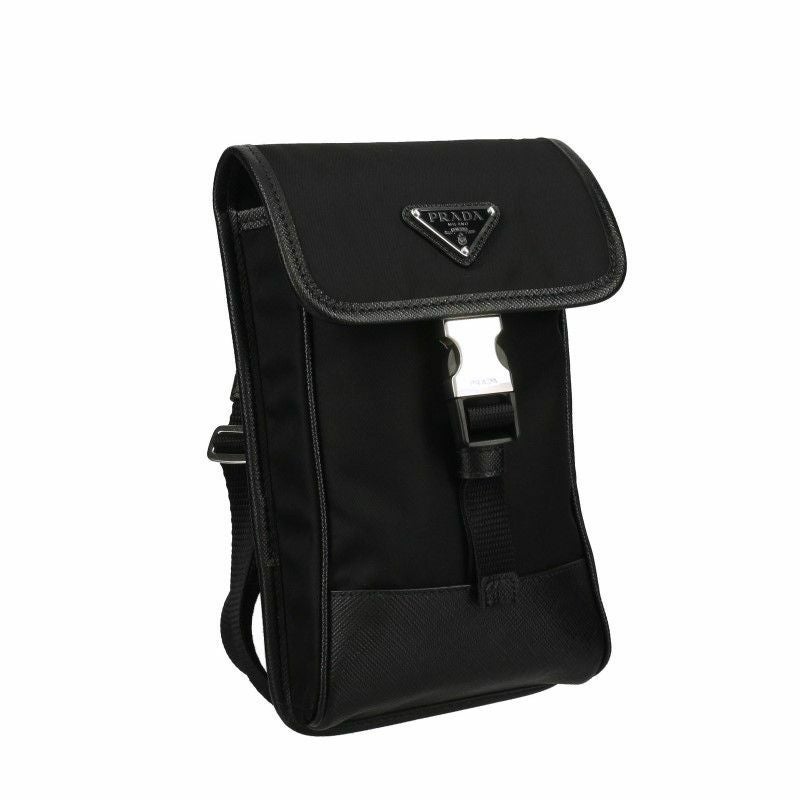 プラダ PRADA ショルダーバッグ スマートフォンケース ブラック 2ZH109 2DMH F0002 NERO