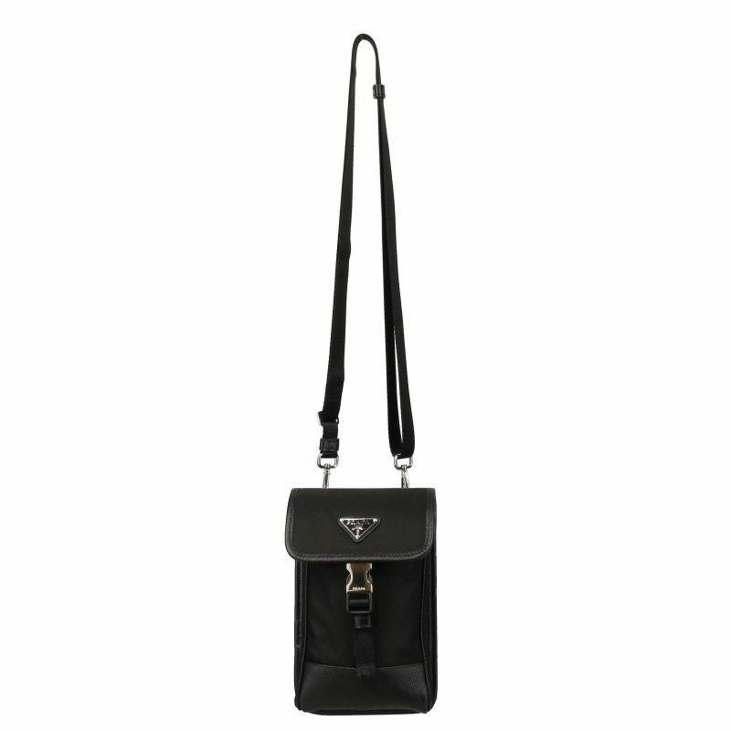プラダ PRADA ショルダーバッグ スマートフォンケース ブラック 2ZH109 2DMH F0002 NERO