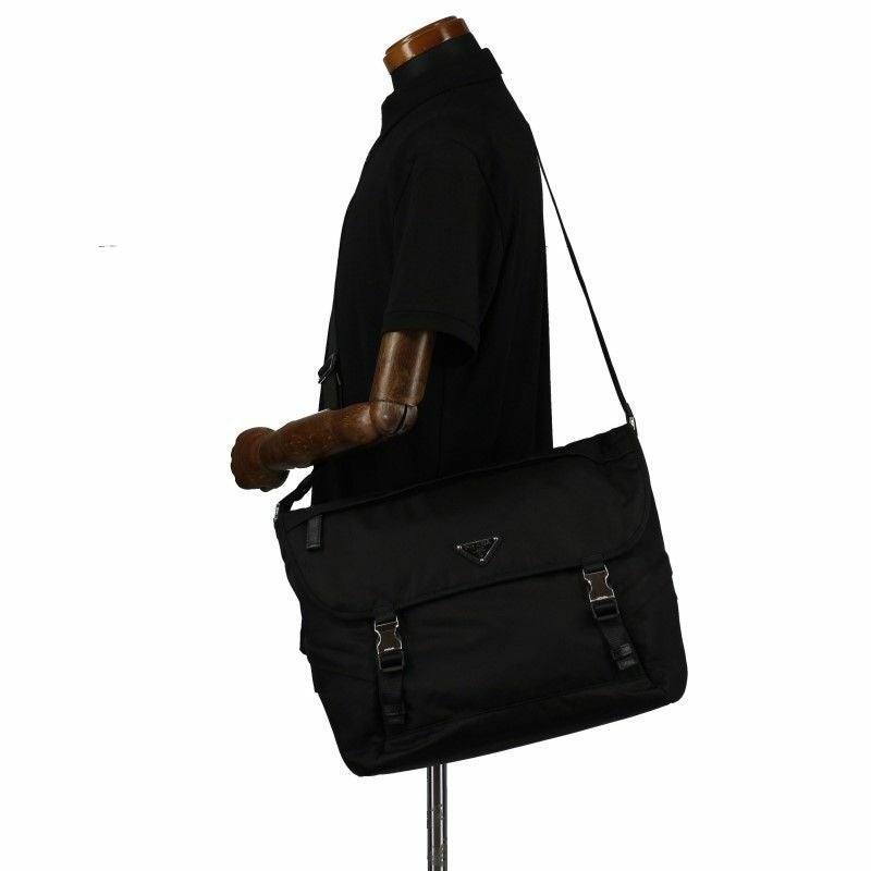 プラダ PRADA ショルダーバッグ メンズ ロゴ ブラック 2VD052 2DMG F0002 NERO