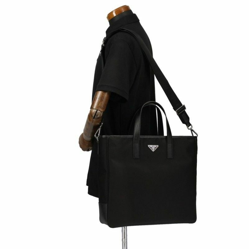 プラダ PRADA トートバッグ メンズ ブラック 2VG064 V XOO 2DMH F0002