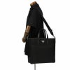 プラダ PRADA トートバッグ メンズ ブラック 2VG064 V XOO 2DMH F0002 NERO