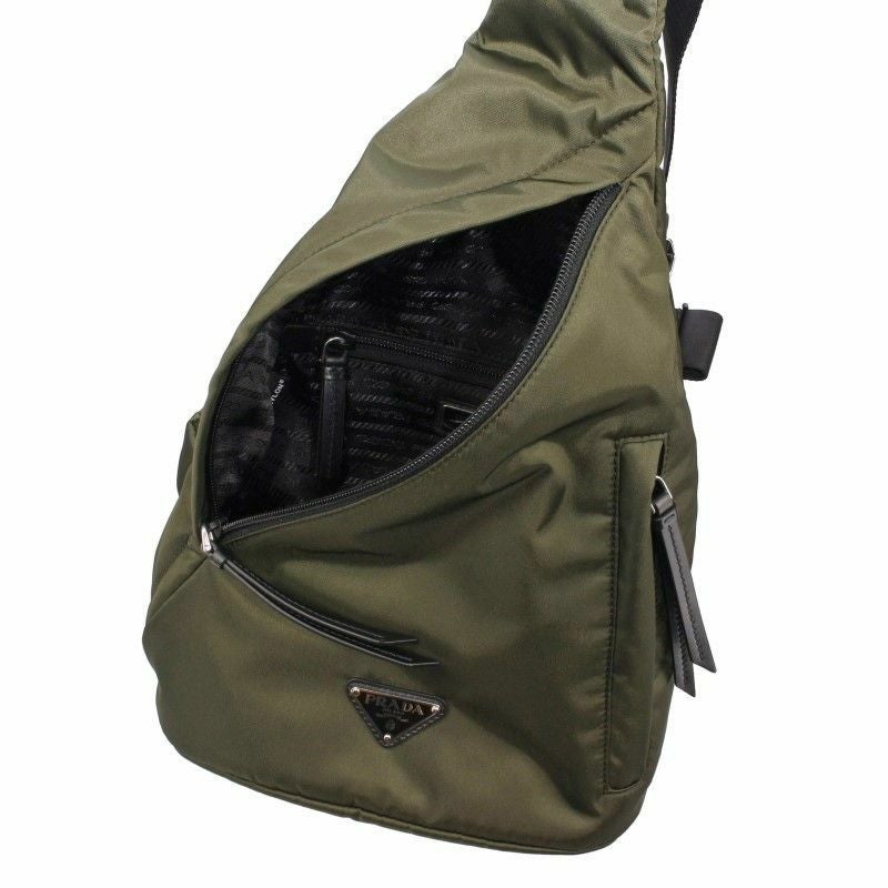 プラダ PRADA ボディバッグ メンズ ロゴ グリーン 2VZ092 V OOO 2DW3