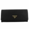 PRADA プラダ 長財布 レディース ブラック 1MH132 QHH F0002 NERO