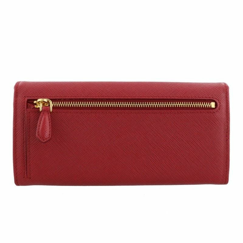 プラダ PRADA 長財布 レディース レッド 1MH132 QWA F068Z FUOCO