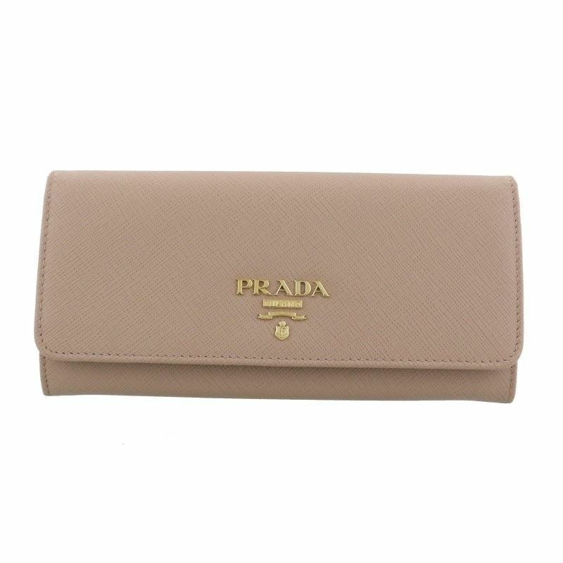 プラダ PRADA長財布 レディース ピンクベージュ 1MH132 QWA F0236