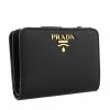 プラダ PRADA 二つ折り財布 レディース ブラック 1ML018 QWA F0002 NERO