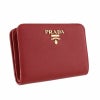 プラダ PRADA 二つ折り財布 レディース レッド 1ML018 QWA F068Z FUOCO