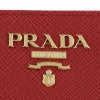 プラダ PRADA 二つ折り財布 レディース レッド 1ML018 QWA F068Z FUOCO