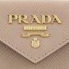 PRADA プラダ 三つ折り財布 レディース ピンクベージュ 1MH021 QWA F0236 CIPRIA