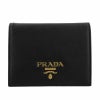 PRADA プラダ 二つ折り財布 レディース ブラック 1MV204 QWA F0002 NERO
