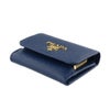 プラダ PRADA 三つ折り財布 レディース SAFFIANO METAL ORO 1MH044 QWA F0016 BLUETTE