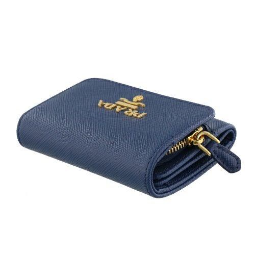 プラダ PRADA 三つ折り財布 レディース SAFFIANO METAL ORO 1MH044 QWA