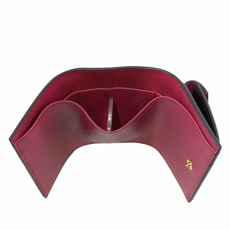 プラダ PRADA 三つ折り財布 レディース ブラック 1MH021 ZLP F061H