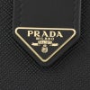 プラダ PRADA 二つ折り財布 レディース SAFFIANO TAB ブラック 1ML018 2DYG F0002 NERO