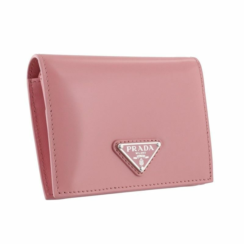 プラダ PRADA 二つ折り財布 レディース SPAZZOLATO ピンク 1MV204 ZO6 F0442 PETALO