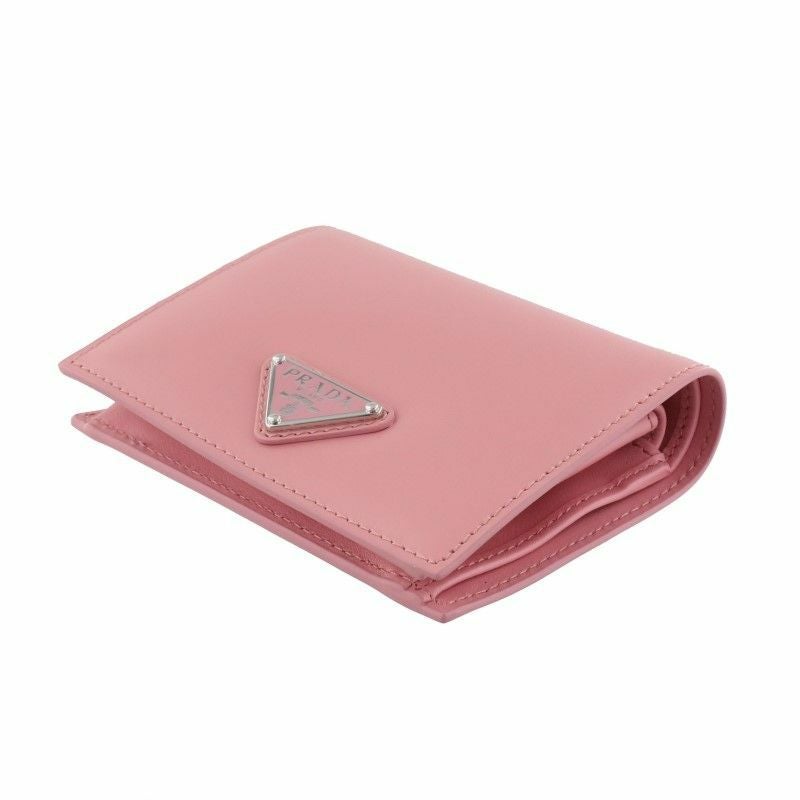 プラダ PRADA 二つ折り財布 レディース SPAZZOLATO ピンク 1MV204 ZO6 F0442 PETALO