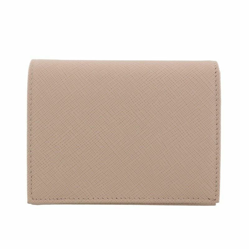 プラダ PRADA 二つ折り財布 レディース ピンクベージュ 1MV204 QWA