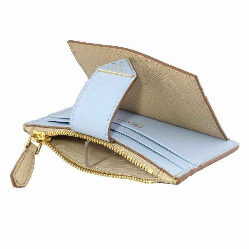 プラダ PRADA カードケース レディース ブルー 1MC038 2DYG F0TYG