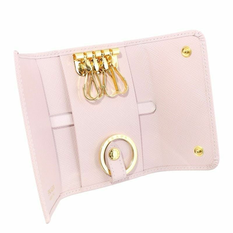 プラダ PRADA キーケース レディース ピンク 1PG004 QWA F0E18