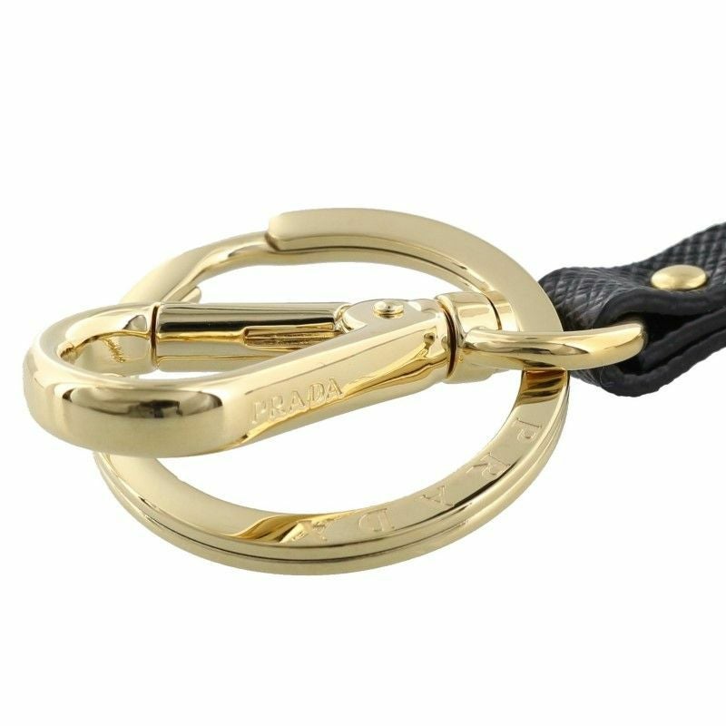 プラダ PRADA キーホルダー レディース ブラック 1PP128 053 F0002