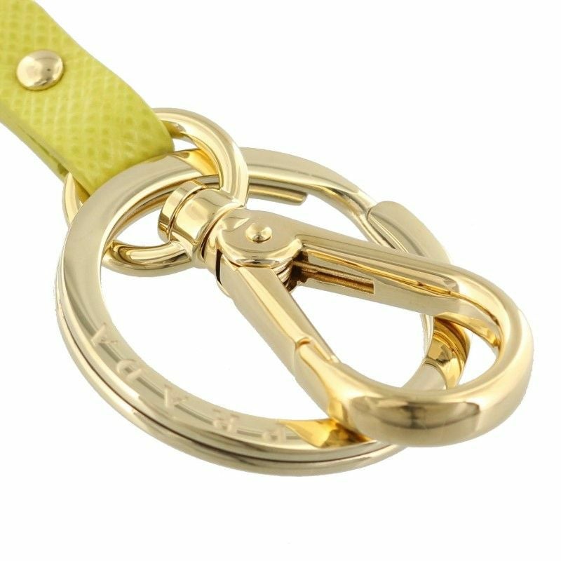 プラダ PRADA キーリング レディース SAFFIANO イエロー 1PP128 053 F0322 CEDRO