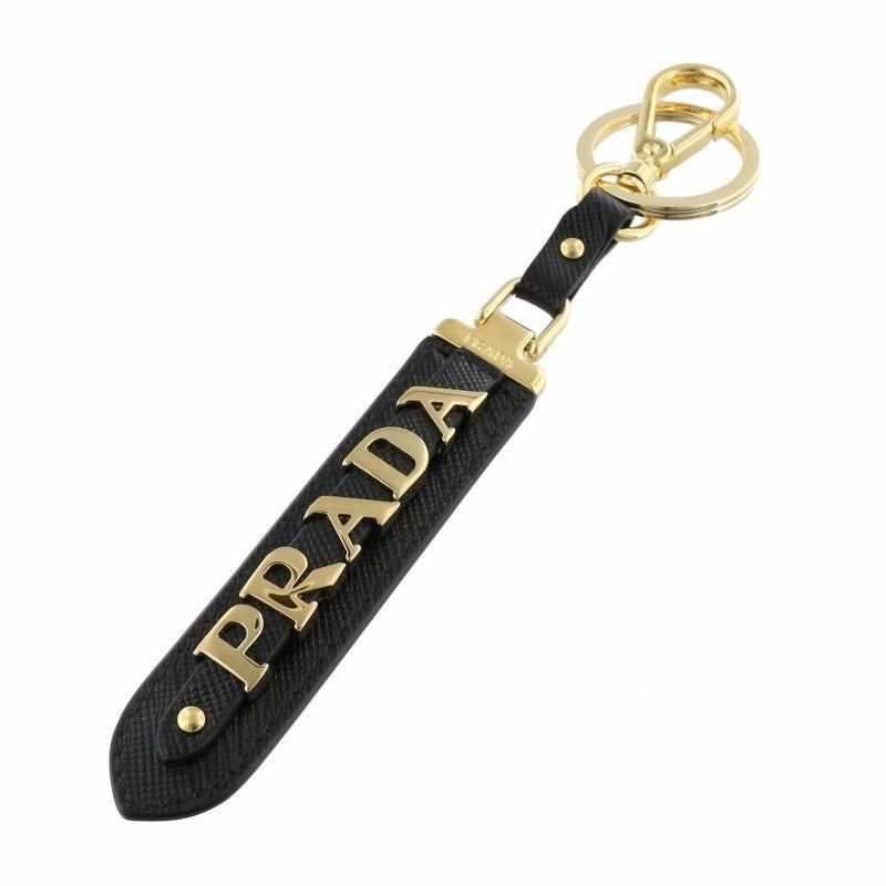 プラダ　PRADA キーリング　キーホルダー　人気商品 プラダ PRADA キーリング レディース SAFFIANO ブラック 1PP067 053