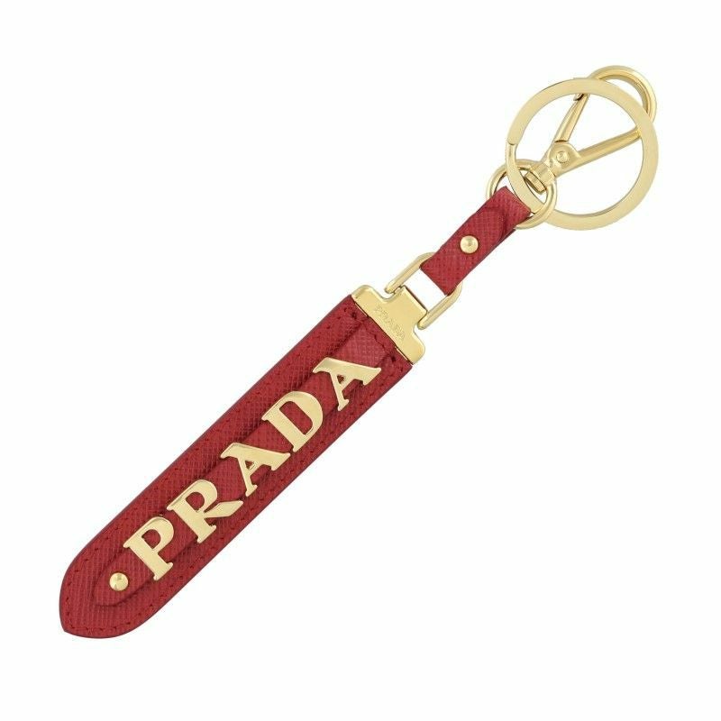プラダ PRADA キーリング レディース SAFFIANO ブラック 1PP067 053