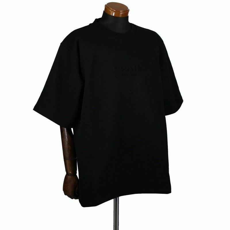 プラダ PRADA Tシャツ メンズ Lサイズ ブラック UJN773 S 212 1ZX4