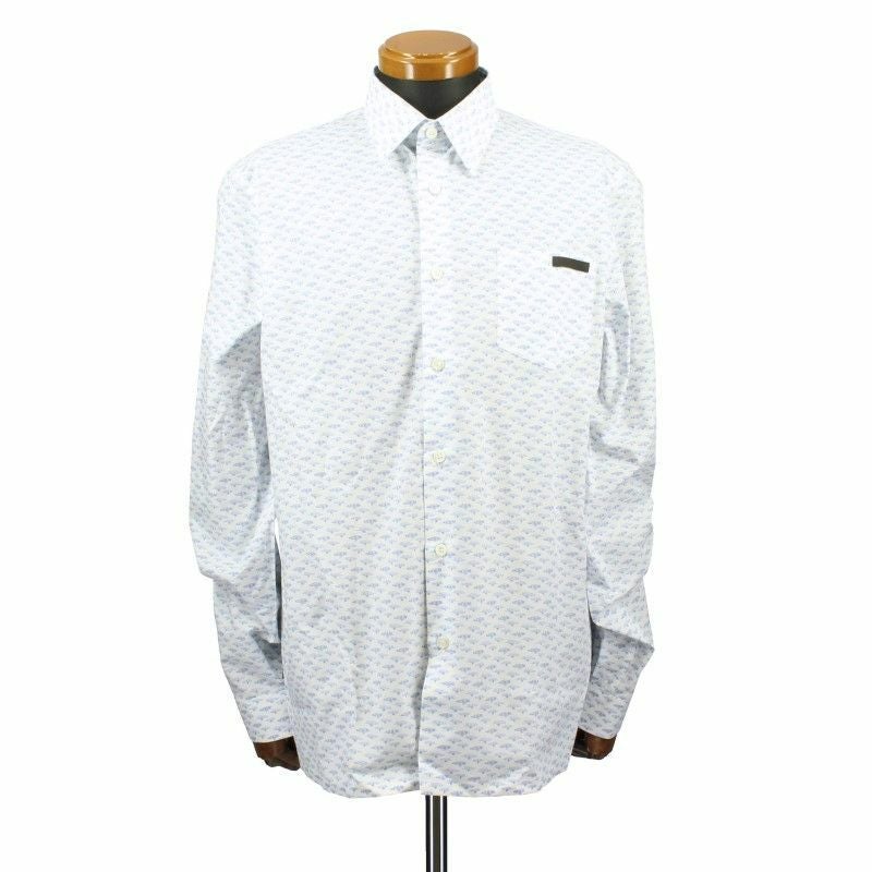 プラダ PRADA シャツ メンズ Mサイズ ブルー UCN123 1VYN S 192 F0076
