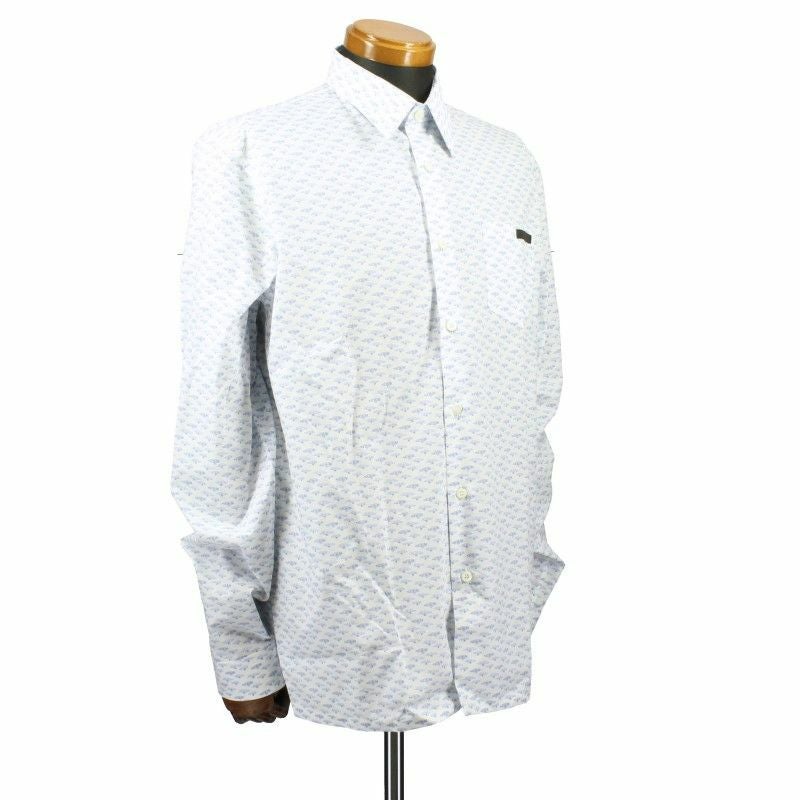 プラダ PRADA シャツ メンズ Mサイズ ブルー UCN123 1VYN S 192 F0076