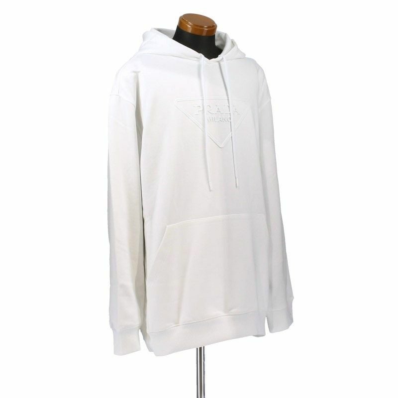 PRADA フード付きホワイトジャンパー最終値下げ 中古・古着通販】PRADA (プラダ) Re‑Nylon Convertible Cropped Down