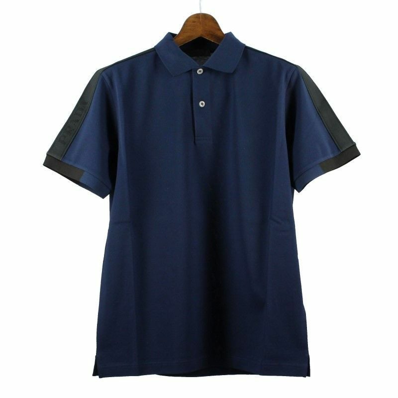 プラダ PRADA ポロシャツ メンズ Mサイズ ネイビー UJN612 1VNY S 201