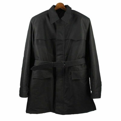 プラダ PRADA コート メンズ CANVAS TEC ブラック SGC091 S 222 11HJ 