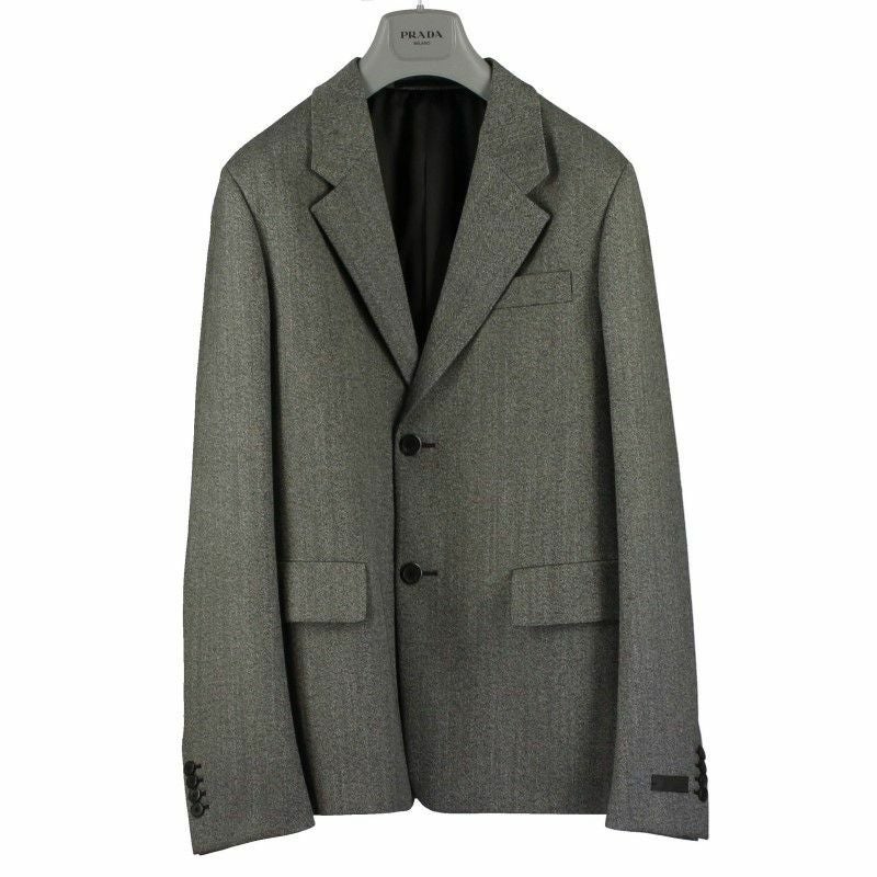 プラダ PRADA ジャケット メンズ サイズ46 グレー UGM118 0R9 S 202