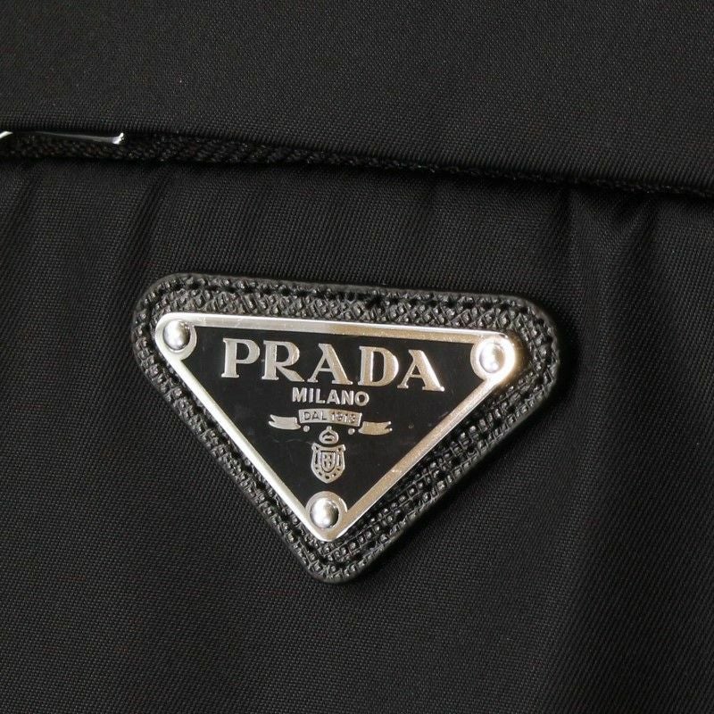 プラダ PRADA ナイロンジャケット メンズ RE-NYLON ブラック SGB685 S