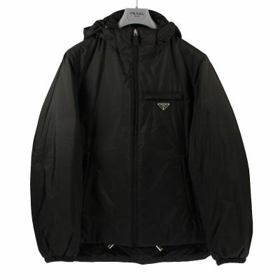プラダ PRADA パファージャケット メンズ ブラック 48サイズ SGN955 S 