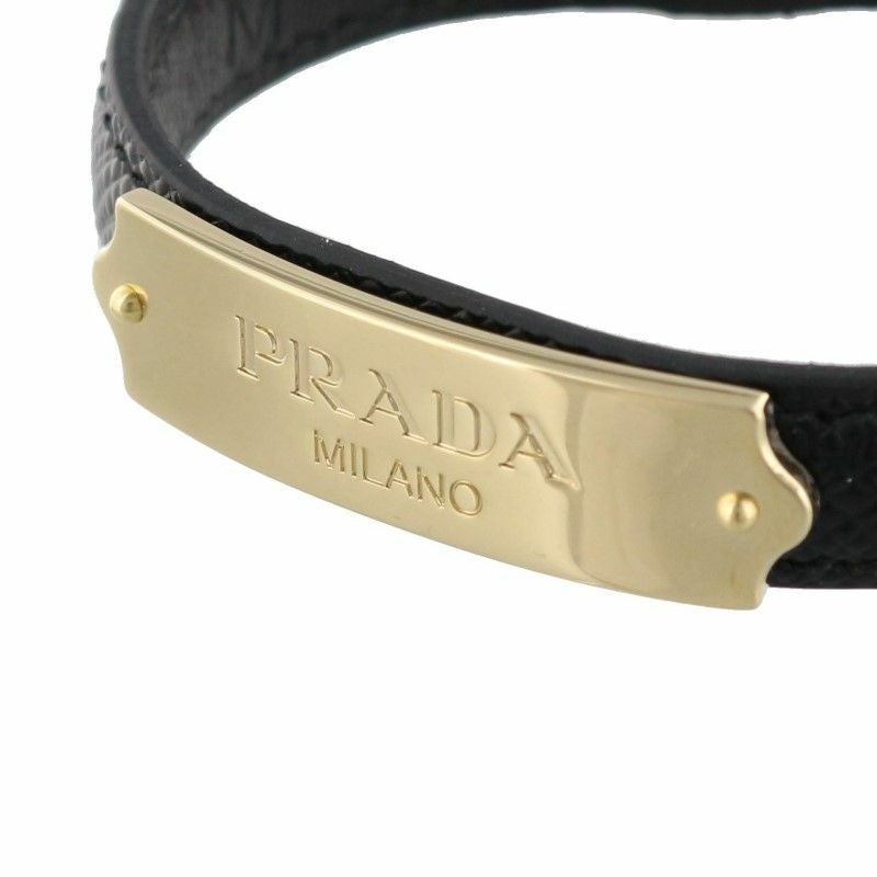 プラダ PRADA ブレスレット レディース SAFFIANO ブラック 1IB269 053
