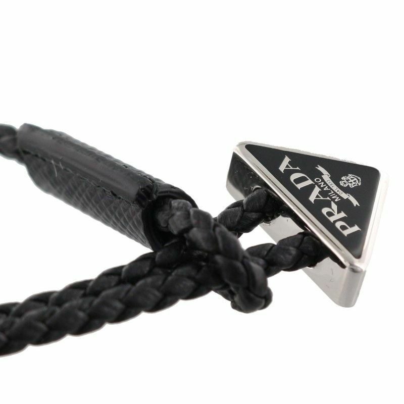 プラダ PRADA ブレスレット M メンズ NAPPA ブラック 2IB288 38 F0002 NERO
