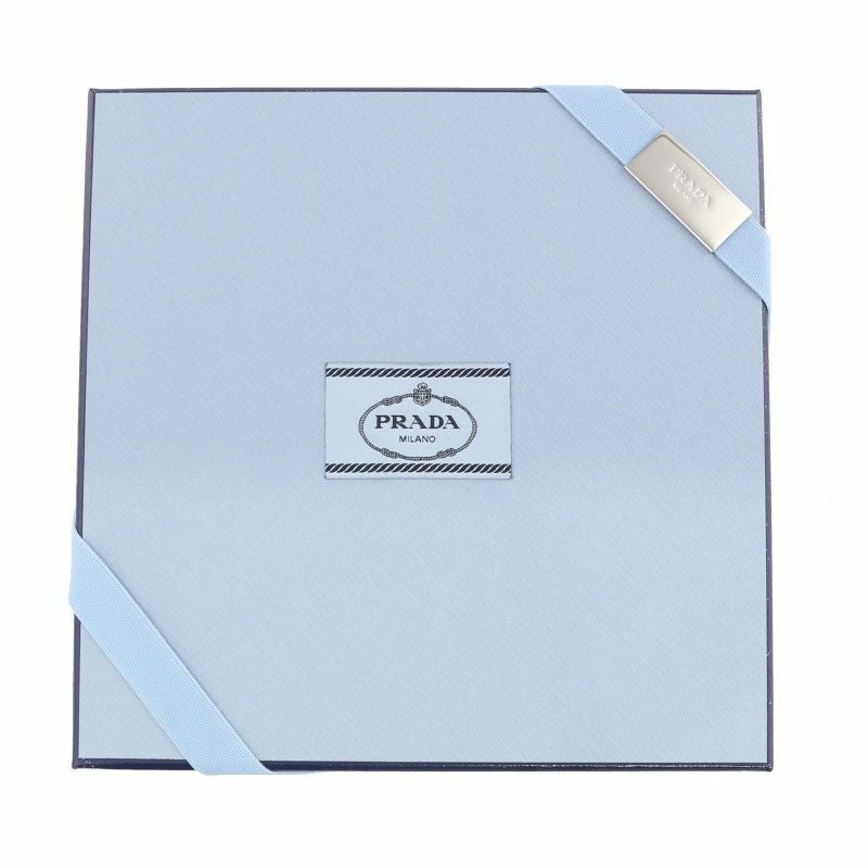 プラダ PRADAスカーフ レディース ブルー 1FF001 2DTP F0X24 CIELO BIANCO