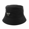 PRADA プラダ バケットハット レディース ブラック 1HC137 2DMI F0002 NERO