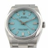 ROLEX ロレックス 腕時計 オイスターパーペチュアル 36 メンズ 126000 ターコイズブルー