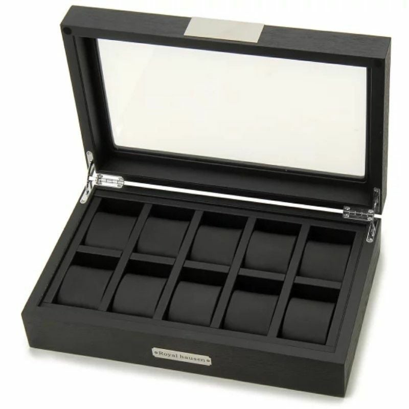 Royal hausen ロイヤルハウゼン ウォッチケース 腕時計収納ケース 10本収納 GC02-SP-10 ブラック