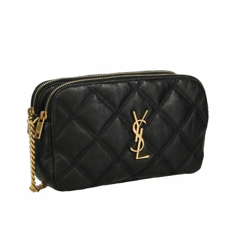 SAINT LAURENT PARIS サンローラン パリ ショルダーバッグ レディース ブラック 608941 1D309 1000 BLACK