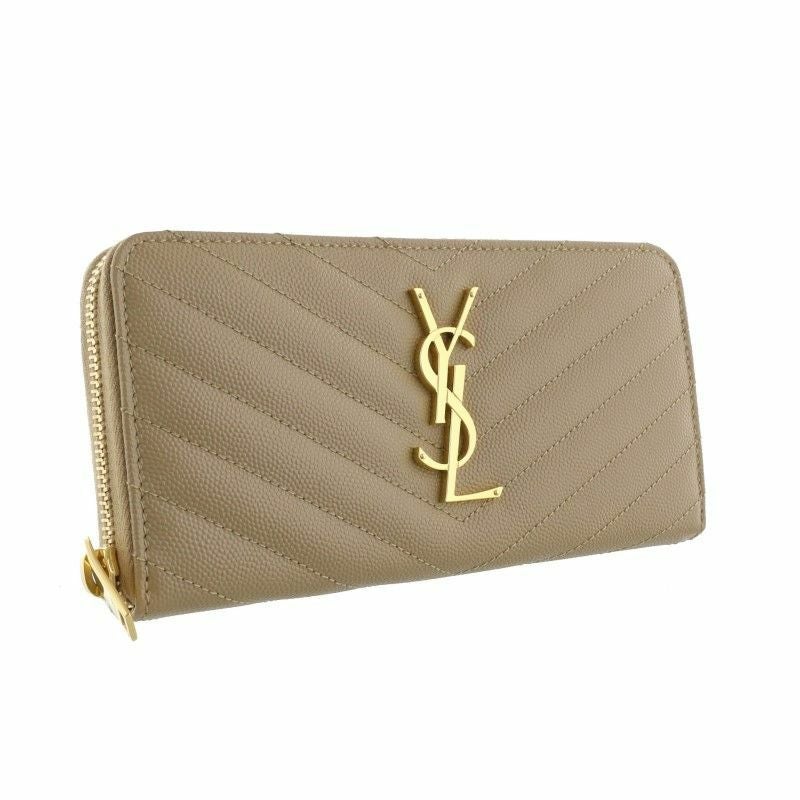 SAINT LAURENT PARIS サンローラン パリ 長財布 レディース ブラウン 358094 BOW01 2643