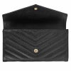 SAINT LAURENT PARIS サンローラン パリ 長財布 レディース ブラック 372264 BOW01 1000 BLACK